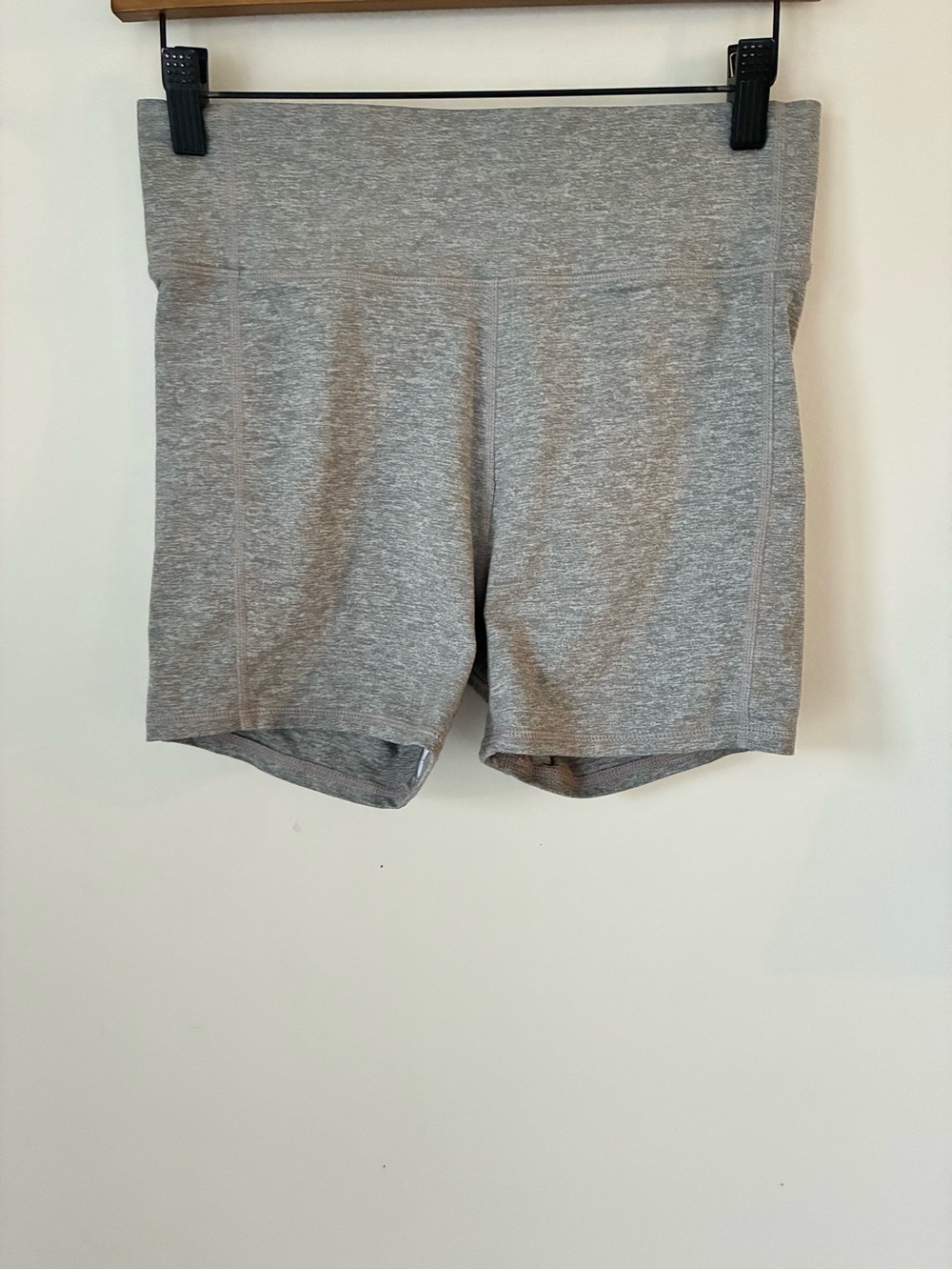 Free People Shorts Women’s S FP Movement High Rise 4” Biker Shorts Heather Gray